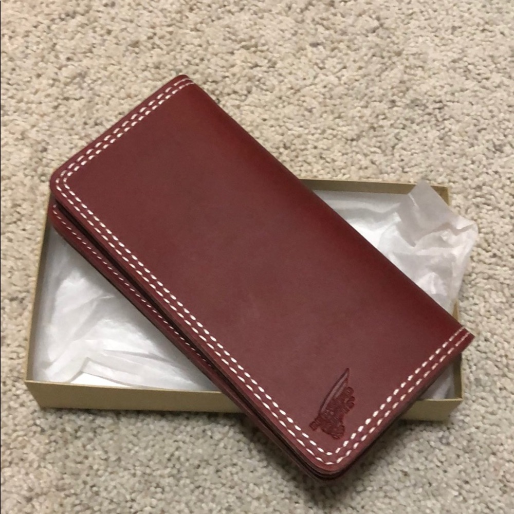 Red Wing Leather Clutch
